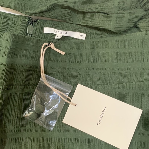 REVOLVE TULAROSA Jamie Jumper IN Moss Green Size L - Picture 4 of 4